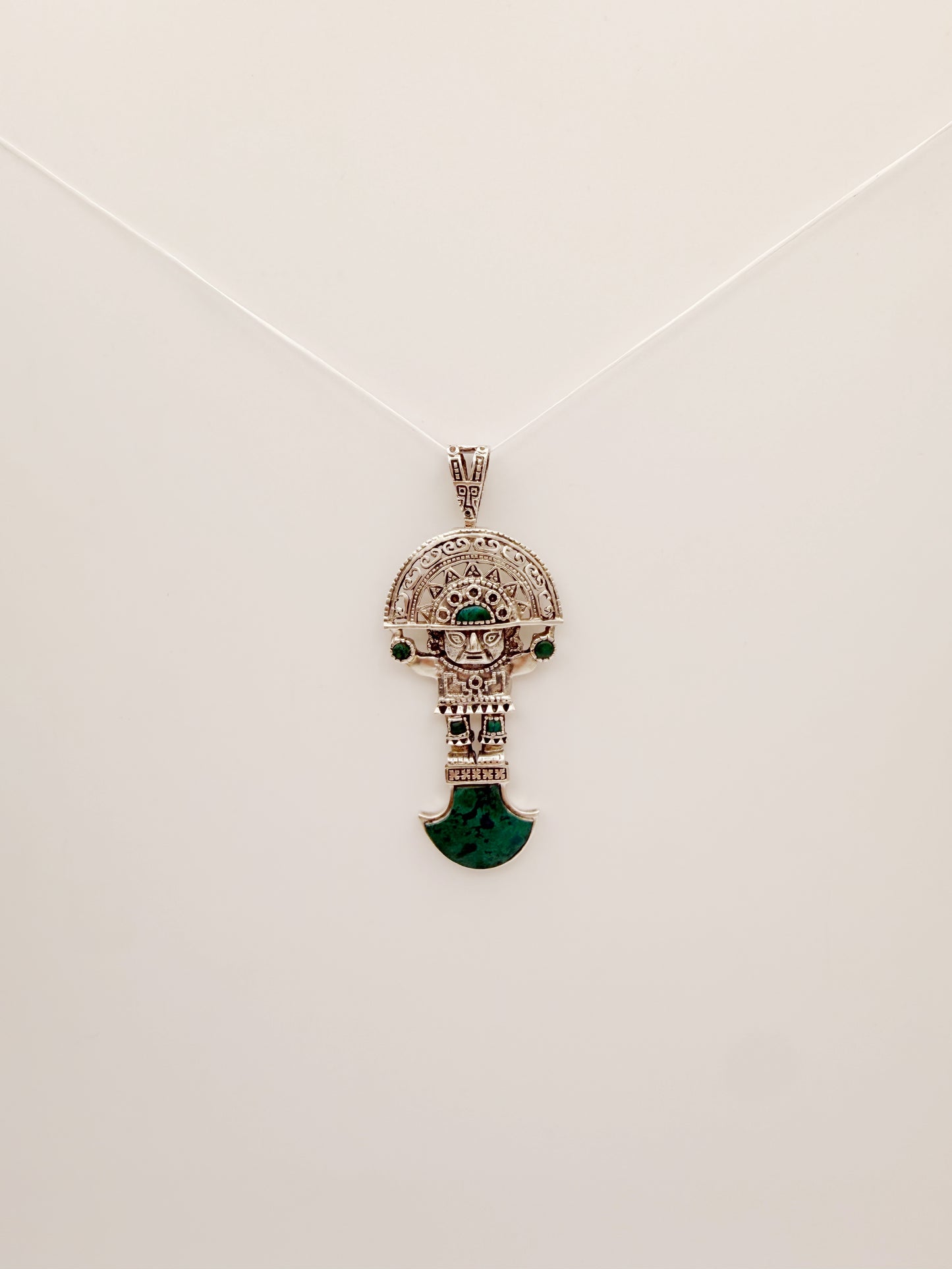 Tumi Chrysocolla Pendant