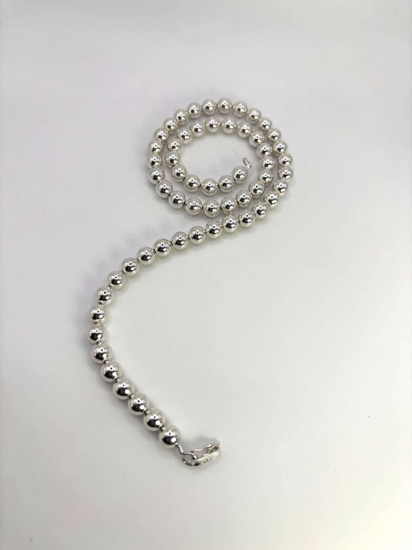 Silver Pearl Necklace