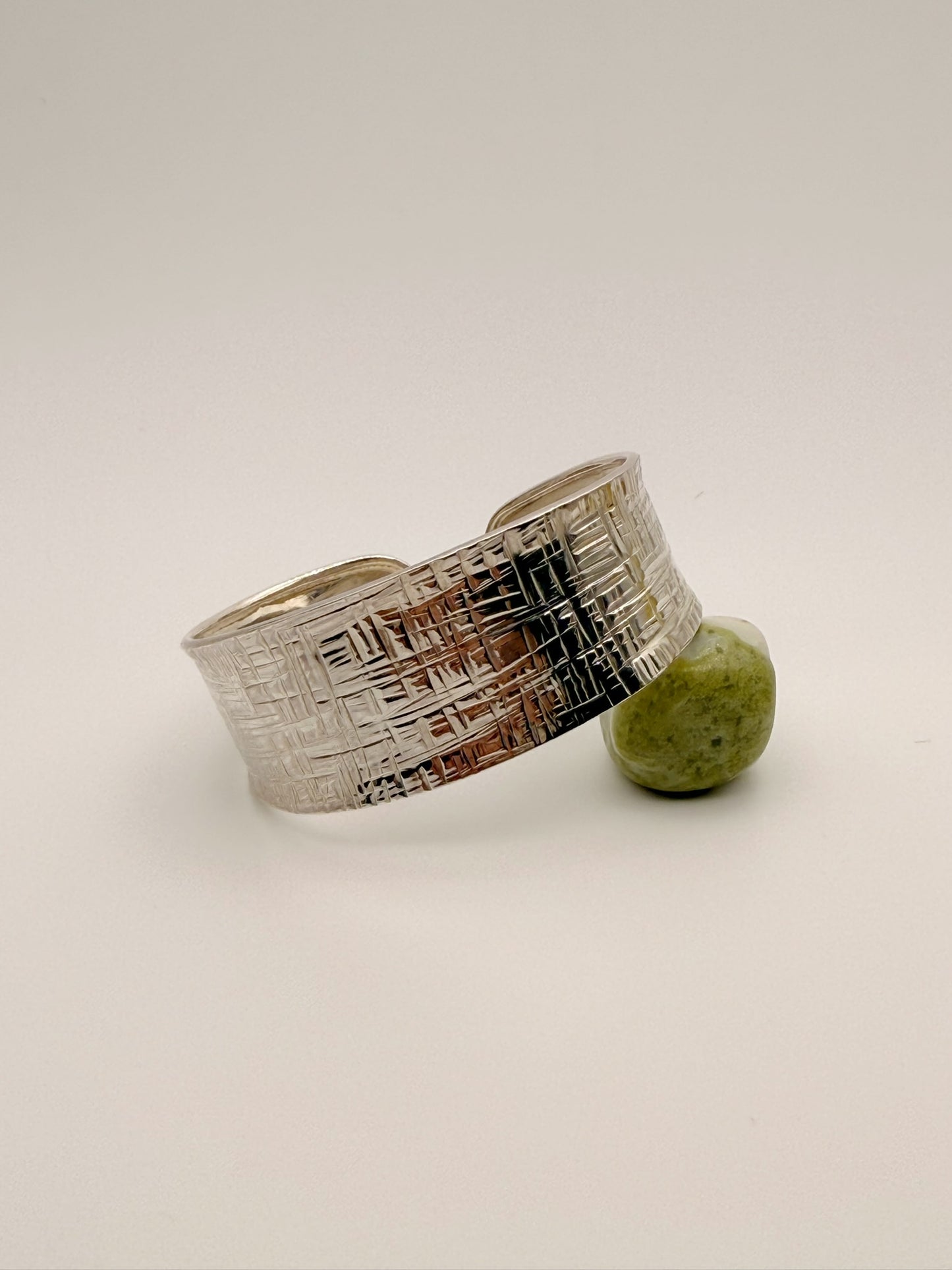 Etched Plaid Cuff