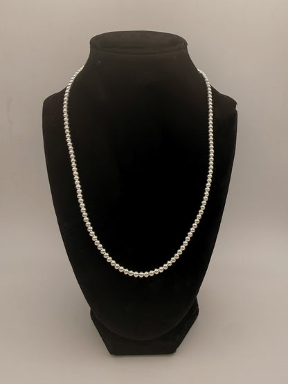 Silver Pearl Necklace