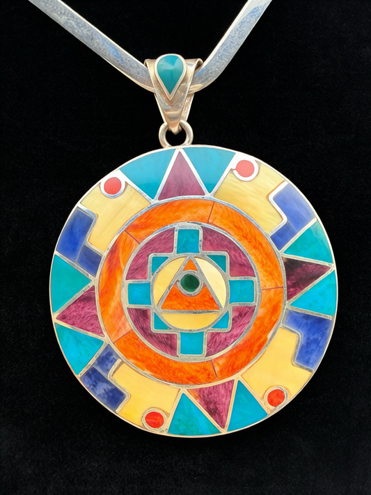 Incan Road Sign Pendant