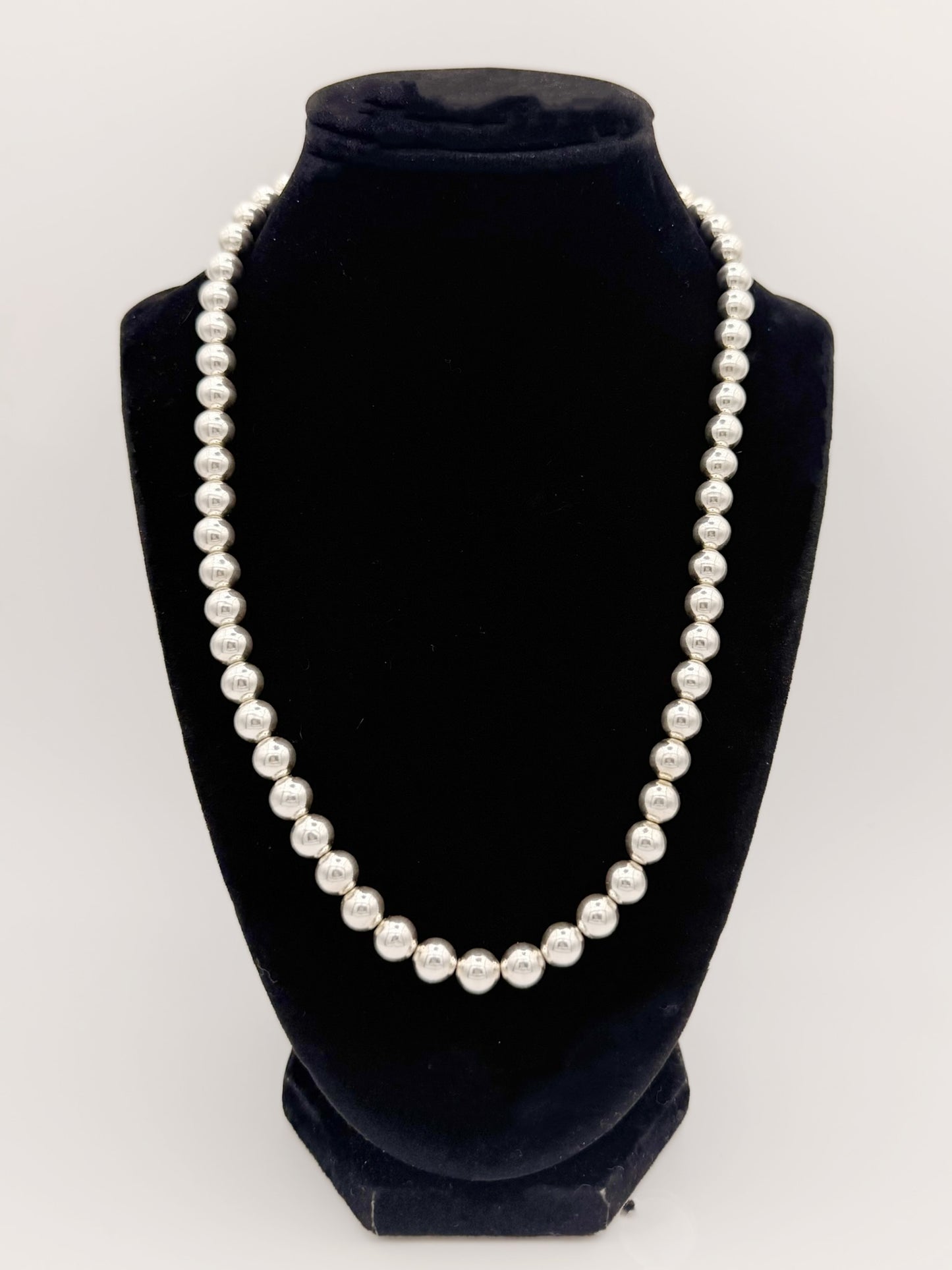Silver Pearl Necklace