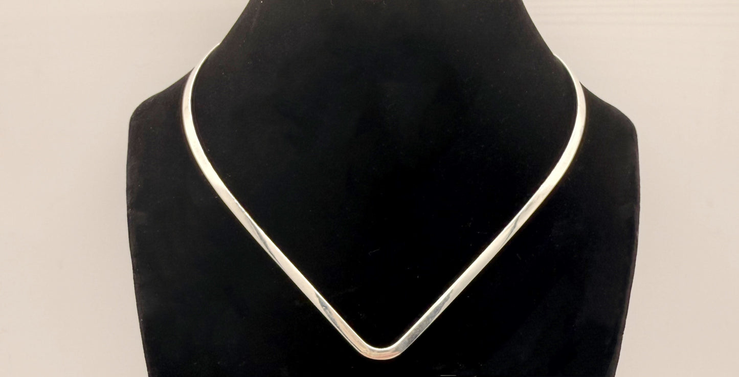 Omega Choker Collar Necklace