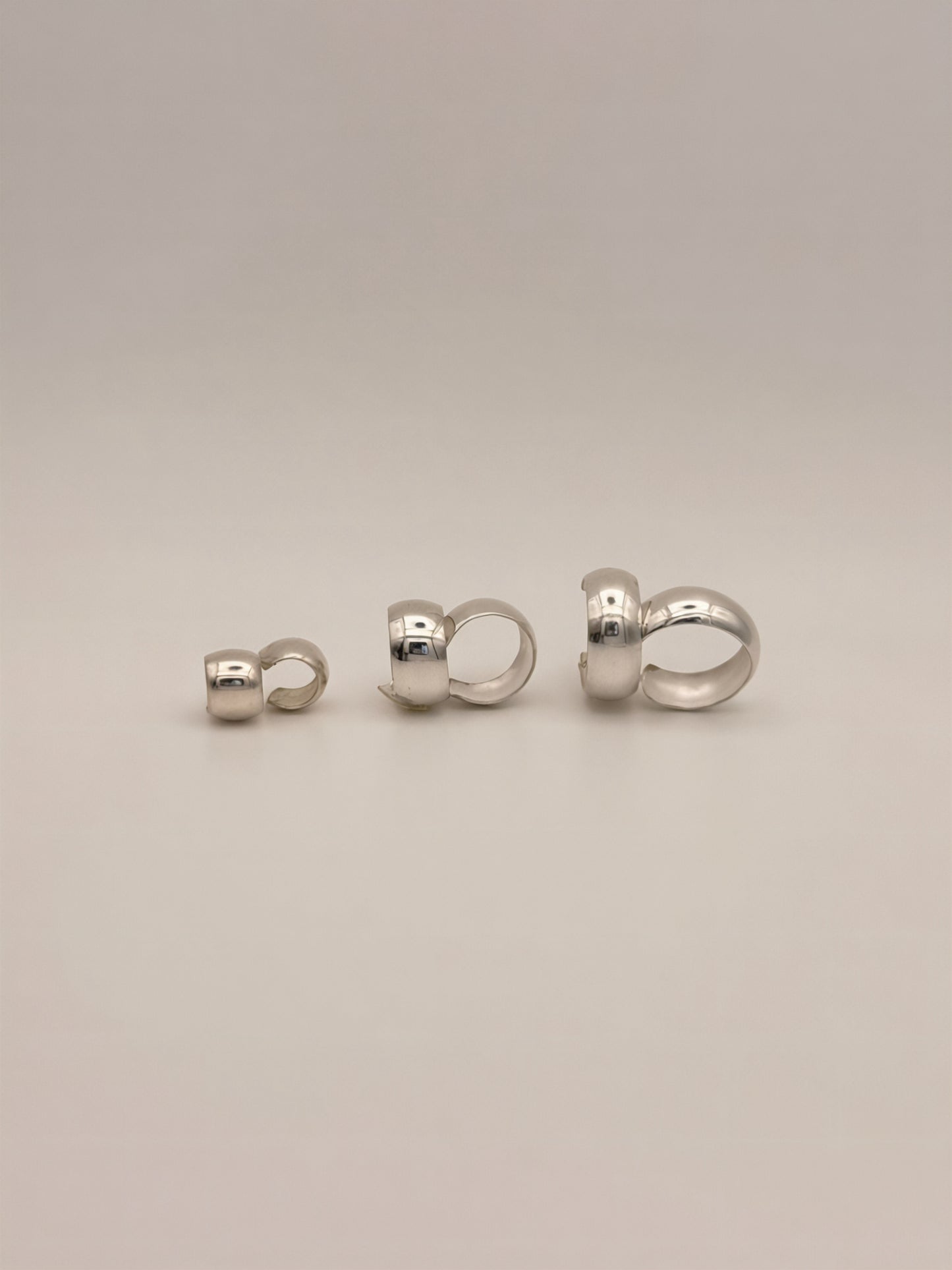 Thick Flat Hoops