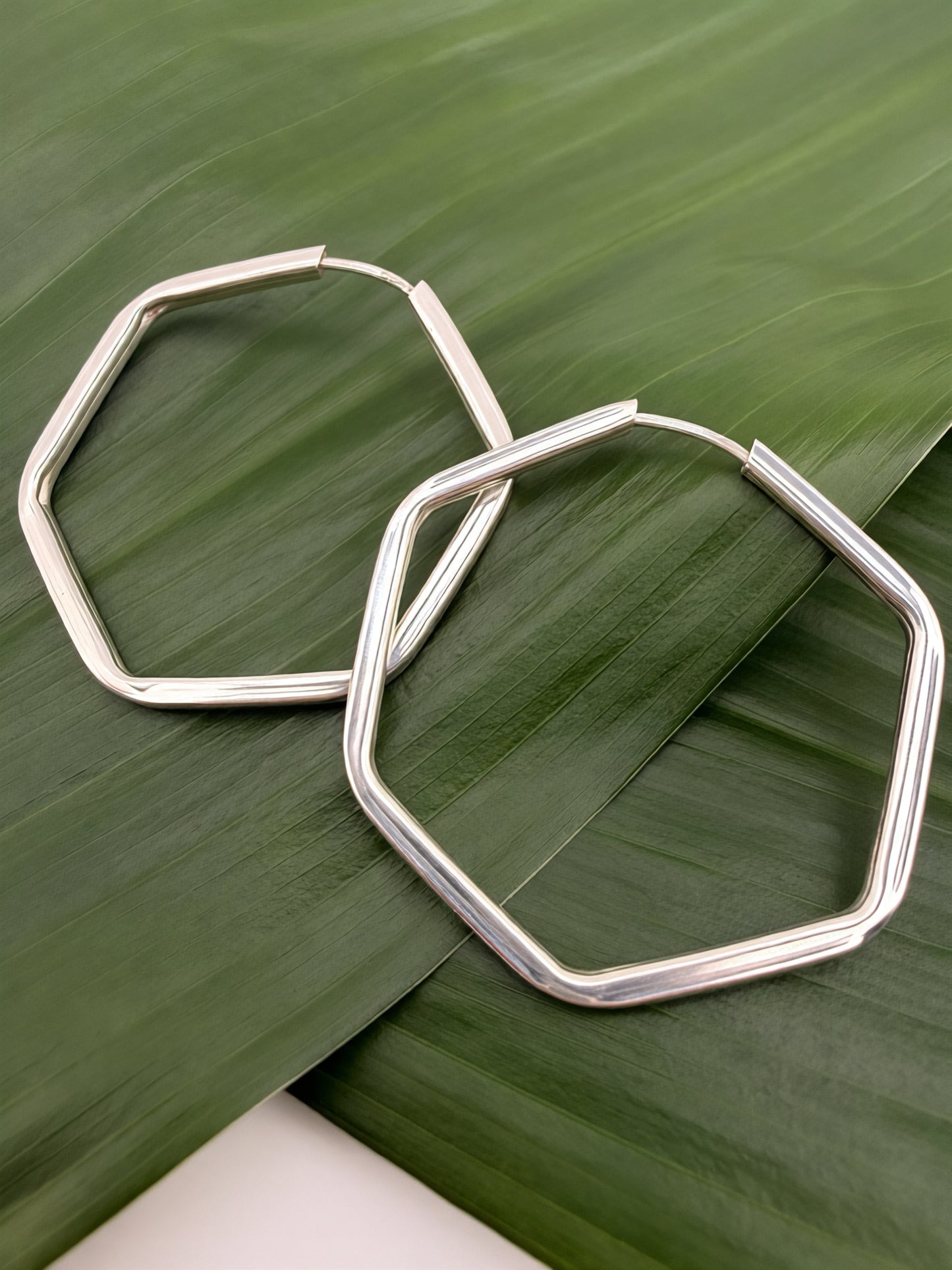 Hexagon Earrings