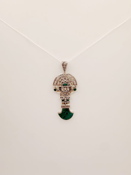 Tumi Chrysocolla Pendant