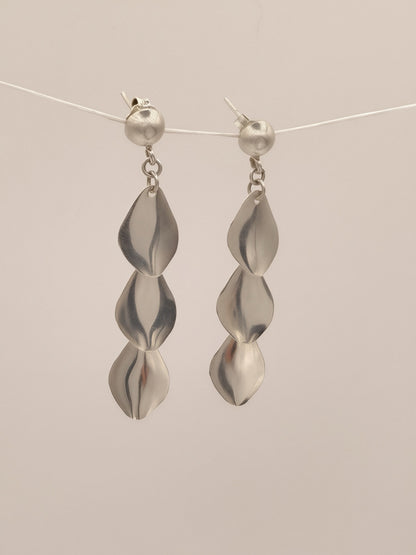 Leaf Flow Earrings and Pendant Set