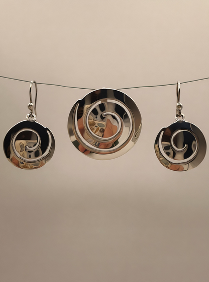 Hypnosis Earrings and Pendant Set