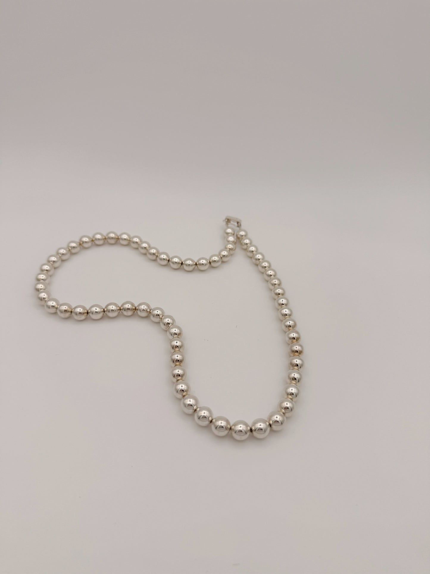 Silver Pearl Necklace