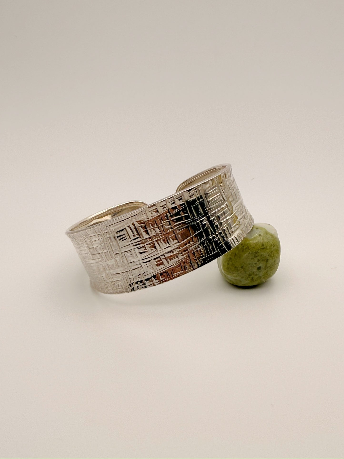 Etched Plaid Cuff