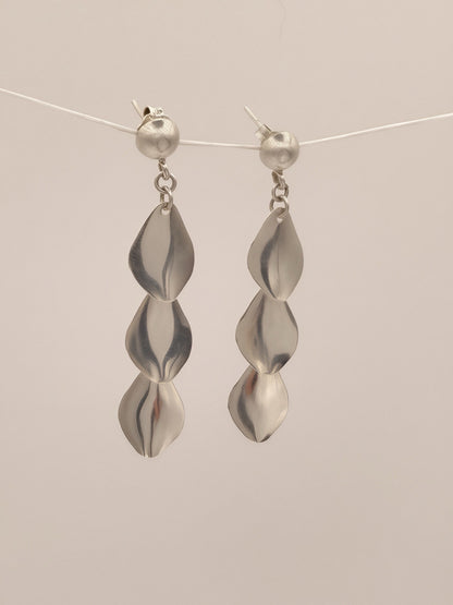 Leaf Flow Earrings and Pendant Set