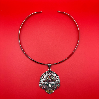 Omega Choker Collar Necklace