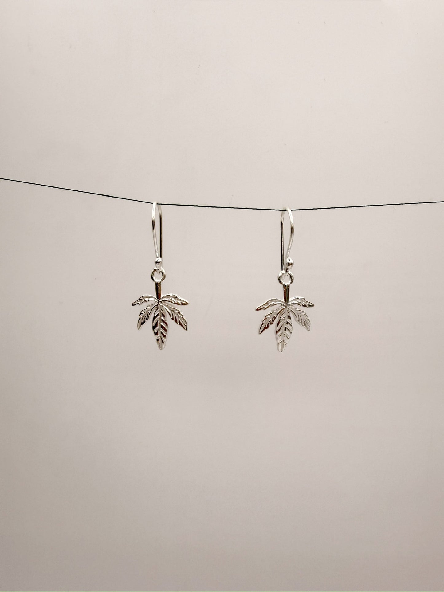 Canna Leaf Earrings