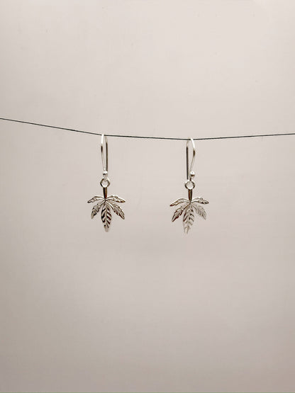 Canna Leaf Earrings