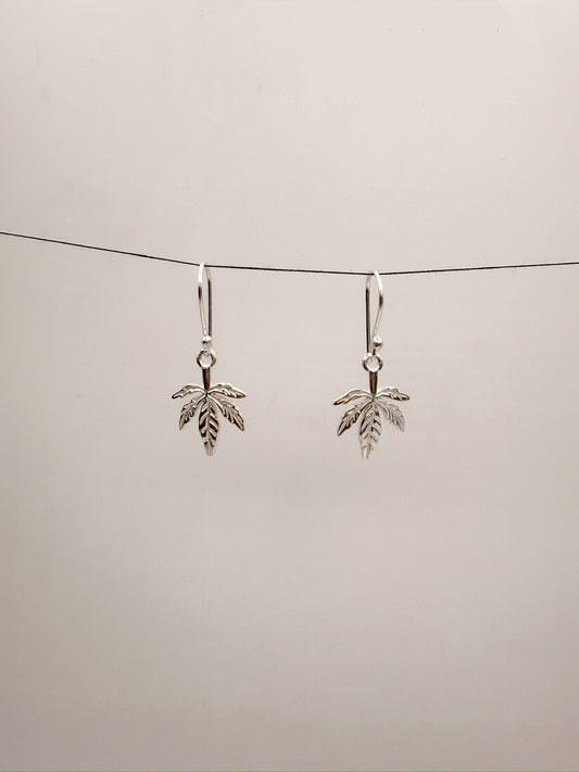 Canna Leaf Earrings