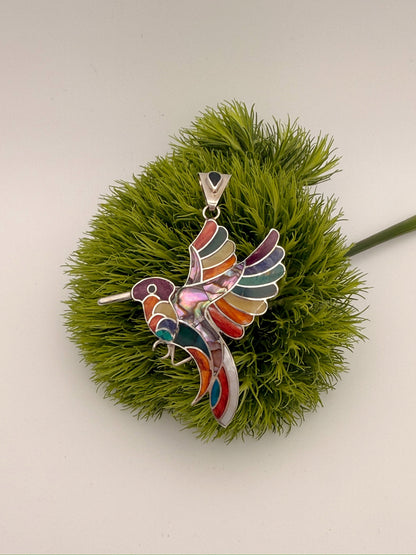Hummingbird Earrings and Pendant Set