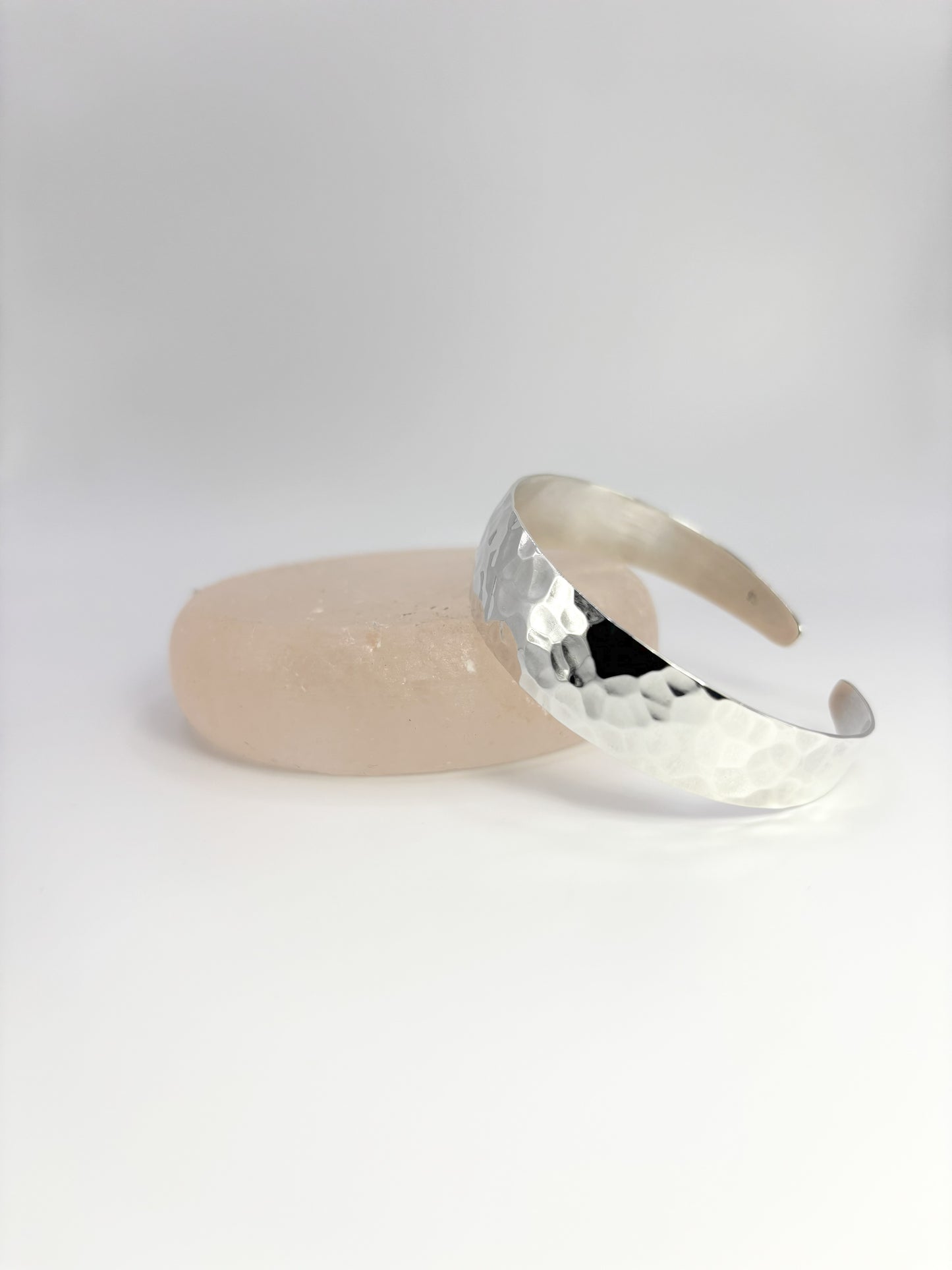 Hammered Silver Cuff
